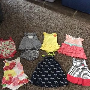 Assorted Newborn Summer Outfits